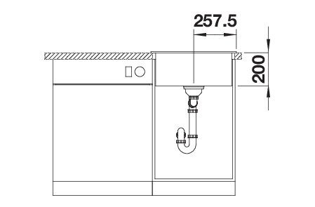 BLANCO NAYA 5 antracit UX